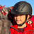Ovation Deluxe Schooler Helmet BLACK/SILVER LIFESTYLE FRONT