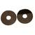 Rubber Bit Guards with Hook & Loop Closure BROWN