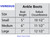 Veredus Ankle Boots 
Size Guide