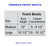 Veredus Front Boots
Size Chart