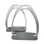 Stübben Maxi Grip Stirrup Irons Silver
