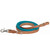 Weaver Suede Covered Barrel Rein TURQUOISE