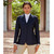 RJ Classics Harmony Show Coat NAVY on RIDER