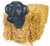 Weaver Calf Head Roping Dummy
black, attached to straw bale (not included)