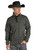 Powder River Men's Jacquard Fleece Pullover black front