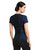 Ariat Ascent Crew Short Sleeve Baselayer Navy back