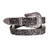Kamberley Stone Overlay Leather Belt BLACK