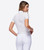 RG Button Competition Polo Short Sleeve white back
