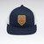 Kimes Ranch Drop In Trucker Hat NAVY front