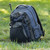 Kerrits EQ Back Pack NAVY loaded with gear