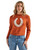 Wrangler Retro Horseshoe Sweater Adobe FRONT