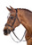 LT Essential Snaffle Bridle HAVANA angle