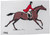 Equestrian Themed Placemat FOX HUNT