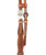 Reinsman Dawson Brow Headstall OLD WEST cheek