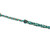 Weaver EcoLuxe Flat Barrel Rein TURQ/BRWN detail
