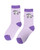 Belle & Bow Youth Socks LAVENDER