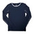 Tailored Sportsman IceFil LS Tee NAVY/WHITE