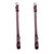 Red Barn Cheek Pieces 5/8" Hook-Stud BROWN
