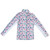 Belle & Bow LS Sun Shirt FOOTPRINT BLU PINK