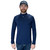 Men's Ovation Half Zip Long Sleeve Shirt NAVY FRONT