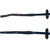 Jump'In Rubber Reins with 7 Stops HAVANA, BLACK DETAIL