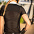 Euphoric Grace SS Show Shirt BLACK BACK CLOSEUP