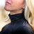 Euphoric Otto Turtleneck Top BLACK COLLAR