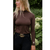70 Degrees Classic Mock Neck ESPRESSO LIFESTYLE