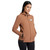 Rider's Gene Hooded Softshell Jacket BROWN SIDE