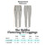 LAEQ Malibu Flattering Fit Tights SIZE CHART