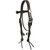 Tucker Heritage Cheyenne Headstall HEAVY OIL CHESTNUT/GOLD
