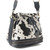 Myra Ranch Holstein Heritage Bucket Bag BLACK/WHITE 3/4