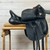 Used Trilogy Debbie McDonald Dressage Saddle under right flap