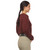Kerrits Bit of Diamond Crew Neck Sweater AMBER SPICE BACK