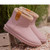 Pénélope Fur-Lined Boots PINK SIDE