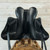 Used Custom Saddlery Icon Star Dressage Saddle channel gullet width