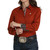 Cinch Stretch Autumn Red LS Shirt SLEEVE DETAIL