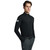 Men's Rider's Gene Jersey Fleece 1/4 Zip LS Shirt BLACK FRONT