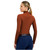RJ Classics Joelle Mock Neck Shirt CLAY BACK