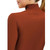 RJ Classics Joelle Mock Neck Shirt CLAY BACK DETAIL