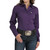 Cinch Stretch Purple Stripe LS Shirt FRONT