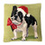 Christmas Dog Pillow FRENCH BULLDOG