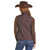 Panhandle Reversible Puffer Vest CHOCOLATE SOLID BACK