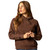Kimes Ranch Ella Hoodie DARK BROWN FRONT