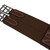 Huntley Fancy Stitched Padded Leather Girth ELASTIC