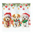 Cute Christmas Puppies Paper Napkins BEVERAGE