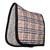 Dapplebay Holiday Plaid Dressage Saddle Pad FRONT