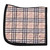 Dapplebay Holiday Plaid Dressage Saddle Pad SIDE
