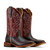 Ariat Country Lane Western Boots CHOCOLATE/RED PAIR
