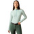 Ariat SolVeil Half Zip Baselayer BLUE SURF FRONT